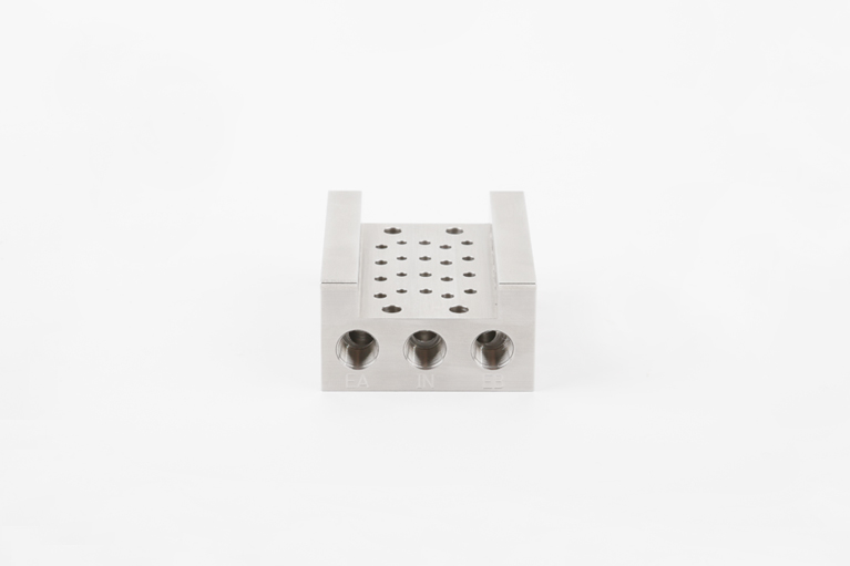 Machined sample part